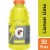 Gatorade Thirst Quencher Yellow Lemon Lime Electrolyte Enhanced Sports Drink Perspective: front