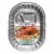 Handi-foil® Super King Roaster Extra Deep Oval Disposable Pan - Silver Perspective: front