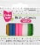 Cake Mate Rainbow Birthday Candles Perspective: front