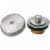 Lasco 1-1/4 In. Waste Shoe and Bathtub Drain Stopper Kit in Satin Nickel 34899SN Perspective: front