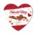 Fannie May Premium Mini Pixies® Smooth Caramel & Crunchy Pecans in Milk Chocolate Easter Candy Heart Perspective: front