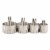 RSVP International Endurance® Biscuit Cutters - Round Rippled 4 Piece Perspective: front