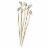 RSVP Bamboo Knot Picks - 6 1/2in - 50ct Perspective: front