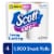 Scott 1000 Toilet Paper Regular Rolls 1 Ply Toilet Tissue Perspective: front