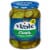 Vlasic Ovals Hamburger Dill Pickle Chips Perspective: front