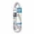 Prime® SnugPlug™ Extension Cord - White Perspective: front