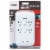 Prime® 6-Slot Outlet - White Perspective: front