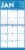2025 Large Print 16 Month Wall Calendar by Trends International Perspective: front