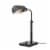 Globe Lucca Adjustable Height Desk Lamp - Matte Black Perspective: front