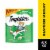 TEMPTATIONS Classic Seafood Medley Flavor Crunchy and Soft Adult Cat Treats Perspective: front