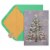 Papyrus Festive Holiday Tree Boxed Christmas Cards Perspective: front