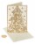 Papyrus Gold Glitter Christmas Tree Boxed Holiday Cards Perspective: front