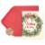 Papyrus Christmas Wreath and Holiday Wishes Boxed Christmas Cards Perspective: front