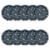 American Greetings Paper Plates Bubbles on Navy Perspective: front