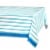 American Greetings Plastic Table Cover Horizontal Green Lines Perspective: front