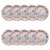 American Greeting Paper Plates- Multi-Colored Flowers Perspective: front