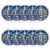 American Greeting Paper Plates- Celebrate on Blue Perspective: front