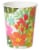 American Greetings 16 oz. Plastic Party Cups, Tropical Luau (8-Count) Perspective: front