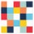 American Greetings 20-Count Beverage Napkins, Colorful Squares Perspective: front