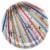 American Greetings Paper Plates 10 Count - Multi-Colored Lines Perspective: front