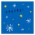 American Greetings 20-Count Birthday Beverage Napkins, Cheers on Blue Perspective: front
