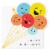 American Greetings 20-Count Birthday Lunch Napkins, Smiley Balloons Perspective: front