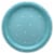 American Greetings Paper Plates- Polka Dots on Blue Perspective: front