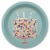 American Greetings 10-Count 7" Paper Plates, Birthday Cake on Green Perspective: front