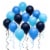 American Greetings Assorted Shades of Blue Balloons Perspective: front
