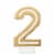 American Greetings Birthday Candle Number 2 Perspective: front