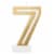 American Greetings Birthday Candle Number 7 Perspective: front