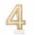 American Greetings Birthday Candle Number 4 Perspective: front