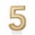 American Greetings Birthday Candle Number 5 Perspective: front