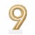 American Greetings Birthday Candle Number 9 Perspective: front