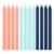American Greetings Birthday Candles  Orange Green Blue Perspective: front