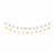 American Greetings 7 Foot Party Banner - Silver and Orange Stars Perspective: front