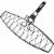 GrillPro 6.25 In. W. Steel Grill Fish Basket 21015 Perspective: front