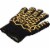 GrillPro One Size Fits Most Black & Yellow Heat Resistant Barbeque Mitt 90974 Perspective: front
