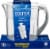 Brita® Grand Water Filtration Pitcher - White Perspective: front