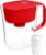 Brita Small Fiery Red 6 Cup Water Filter Pitcher with Standard Filter Perspective: front