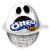 Oreo Halloween Egg Perspective: front