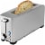 Salton 2-Slice Stainless Steel Long Slot Toaster ET1816 Perspective: front