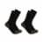 Carhartt® Size L Midweight Cotton Blend Steel Toe Book Sock Multipack - Black Perspective: front