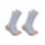 Carhartt Men's Large Steel Toe Boot Socks - Grey Perspective: front