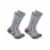 Midweight Synthetic-Wool Blend XL Boot Socks - Grey Perspective: front