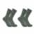 Carhartt Force Midweight L Crew Socks - Dusty Olive Perspective: front