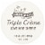 Woolwich Dairy Inc Triple Creme Goat Brie Perspective: front