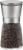 Trudeau Upside Down Pepper Mill - Clear/Silver Perspective: front