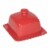 Now Designs Stoneware Square Butter Dish - Red Perspective: front