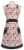Jubilee Betty Apron for Women 100% Cotton Twill With Adjustable Ties Cats Meow Perspective: front
